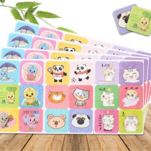 Kit 36x Adesivos Repelente Infantil Sai Dai Mosquito da Dengue Cores Mistas