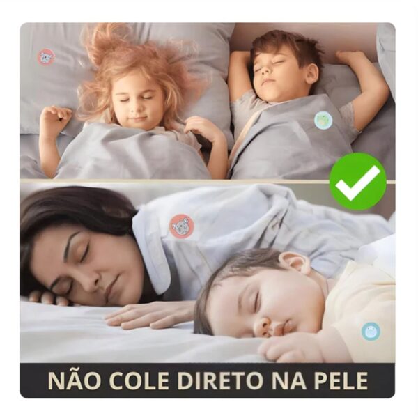 Kit 36x Adesivos Repelente Infantil Sai Dai Mosquito da Dengue Cores Mistas - Image 3