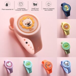 Pulseira Relógio Infantil Repelente De Mosquito Com Led